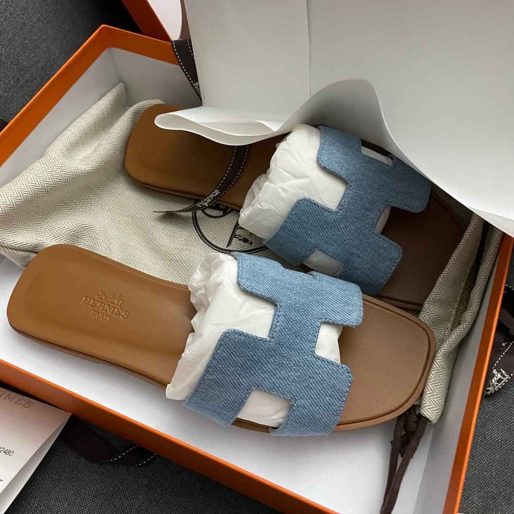 Limited Edition Denim Oran sandals